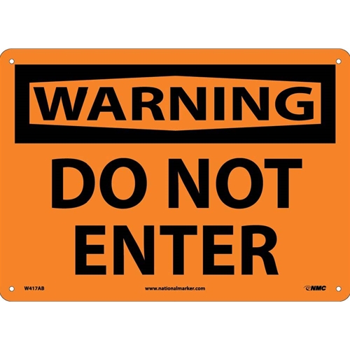 Warning Do Not Enter Sign (W417AB)