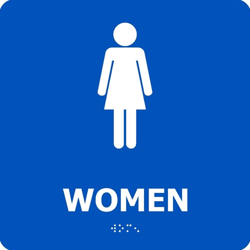 Women Braille Sign (ADA2WBL)