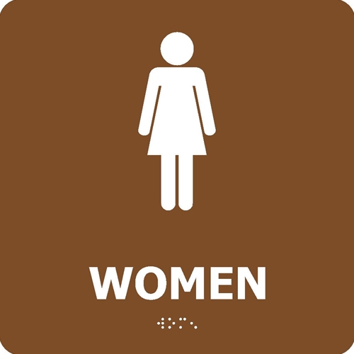 Women Braille Sign (ADA2WBR)