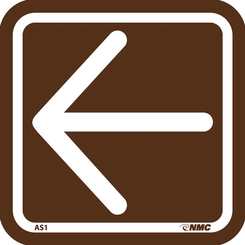 Left Arrow Architectural Sign (AS1)