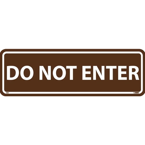 Do Not Enter Architectural Sign (AS5)