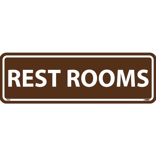 Restrooms Architectural Sign (AS55)