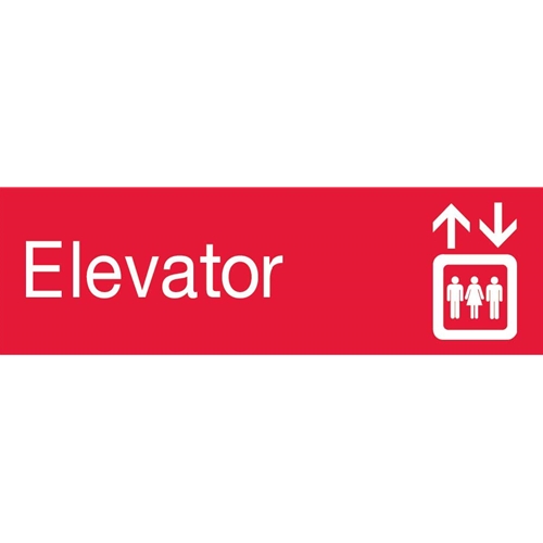 Elevator Engraved Sign (EN11R)