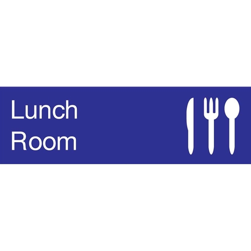 Lunch Room Engraved Sign (EN13BL)