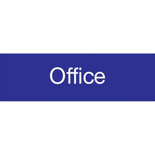 Office Engraved Sign (EN16BL)