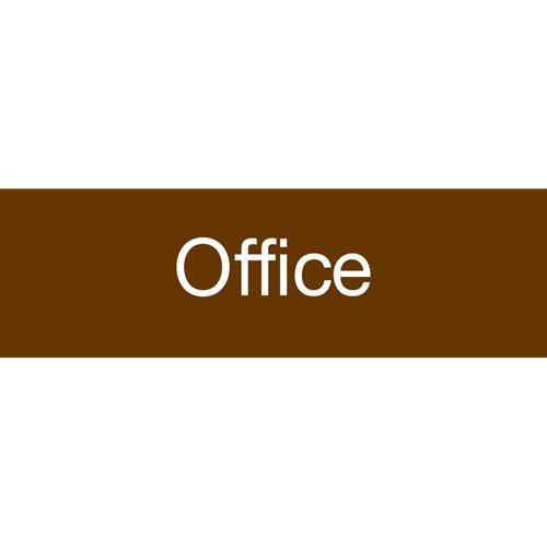Office Engraved Sign (EN16BN)