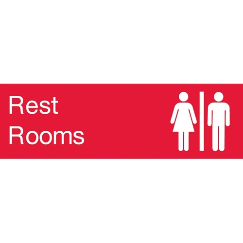 Rest Rooms Engraved Sign (EN19R)
