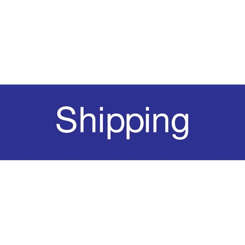 Shipping Engraved Sign (EN20BL)
