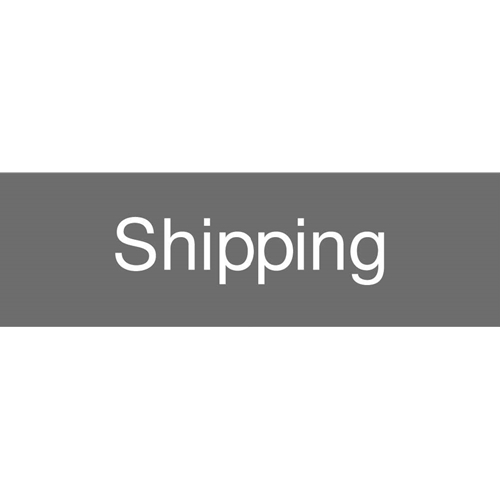 Shipping Engraved Sign (EN20GY)