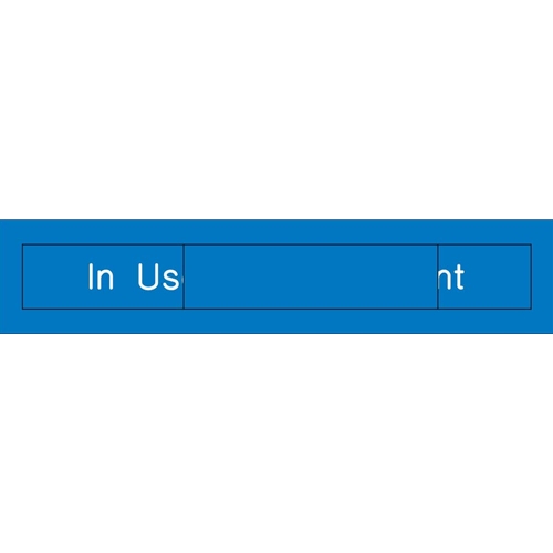 In Use Engraved Office Occupancy Sign (EN301BL)