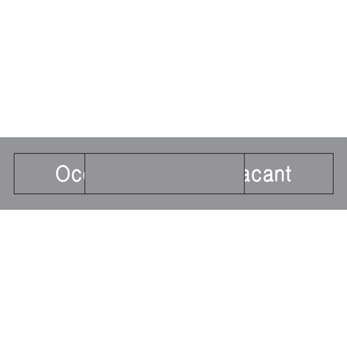Vacant Engraved Office Occupancy Sign (EN302GY)