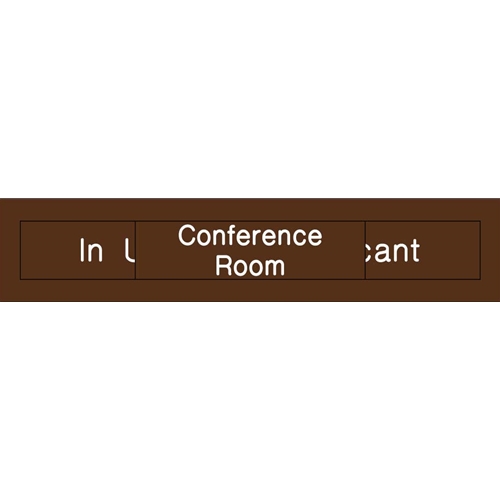 Conference Room Vacant Engraved Office Occupancy Sign (EN303BN)