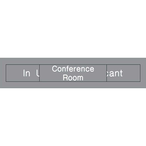 Conference Room Vacant Engraved Office Occupancy Sign (EN303GY)