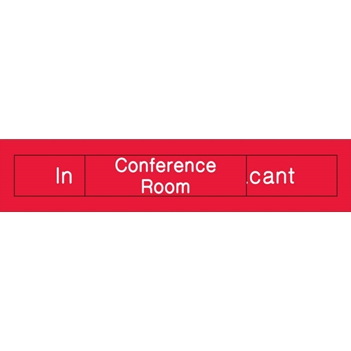 Conference Room Vacant Engraved Office Occupancy Sign (EN303R)