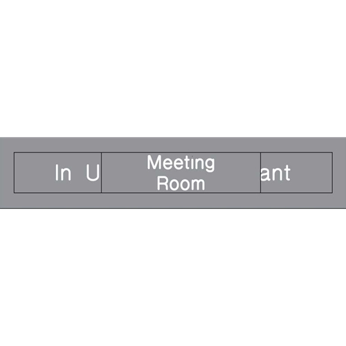 Meeting Room Vacant Engraved Office Occupancy Sign (EN304GY)