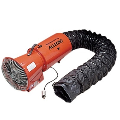 Allegro AC Axial Explosion Proof Blower w/25' Ducting