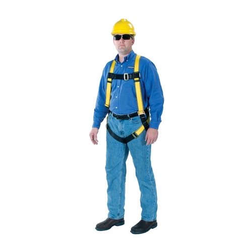 MSA 10072488 Workman Harness, Quick-Fit Chest and Tongue Leg Straps, XLarge