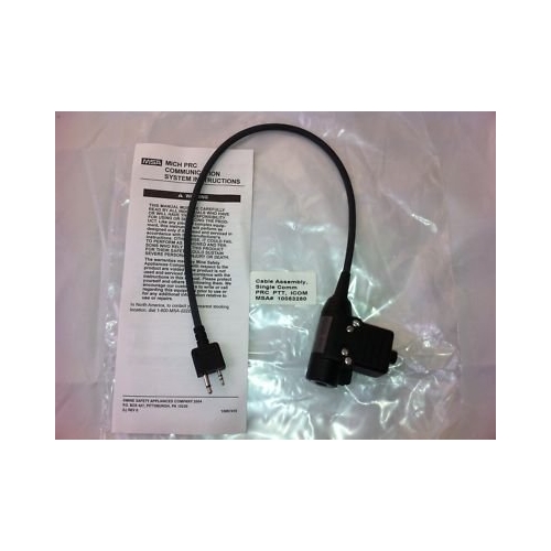 MSA 10053280 PTT, ICOM, Straight, 14-Inch