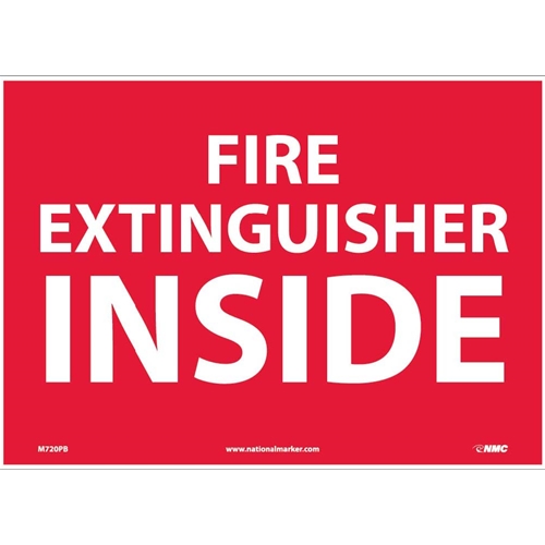 Fire Extinguisher Inside Sign (M720PB)