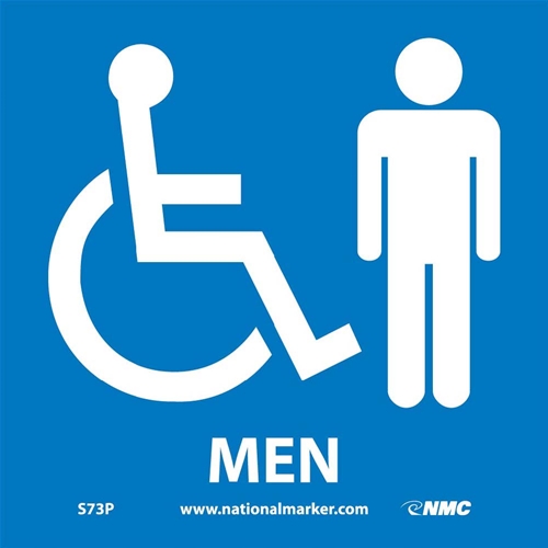 Ada Location Marker Men Sign (S73P)